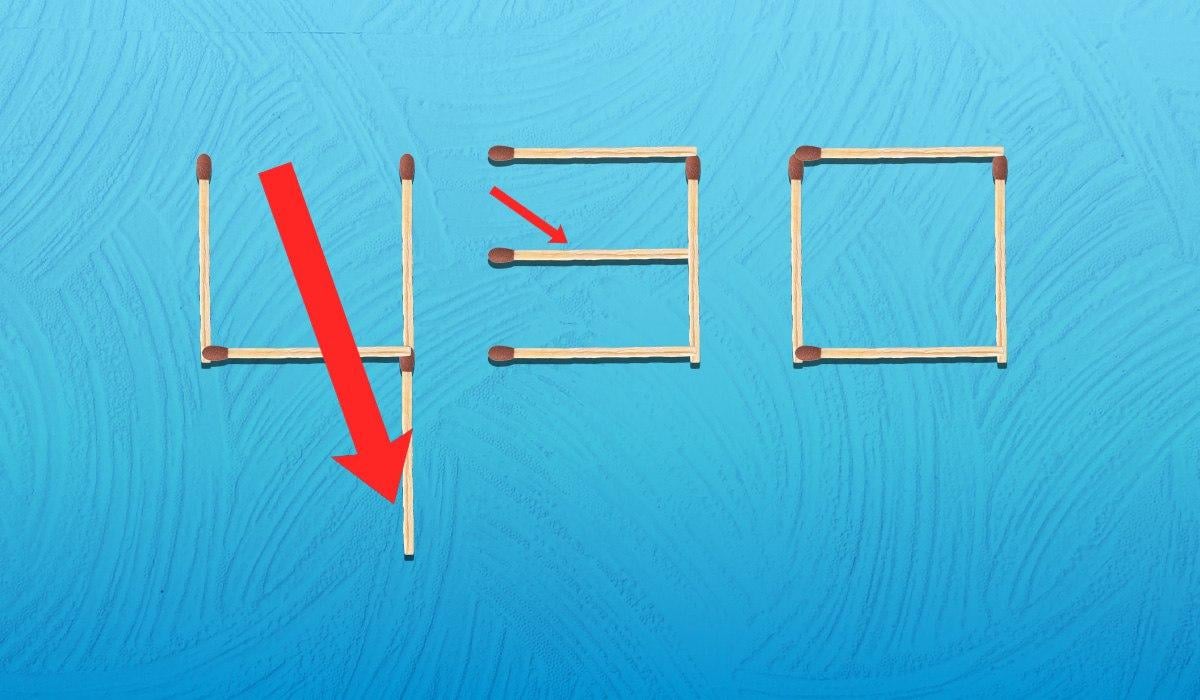 Трябва да преместите само 2 мачлета, за да покажете, че часът е половин час след пет: труден тест за интелигентност