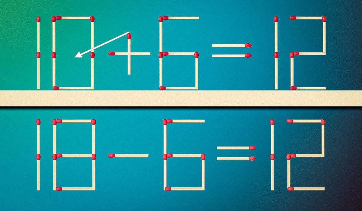 Трябва да плъзнете само едно съвпадение, за да бъде равенството правилно: загадка за гении