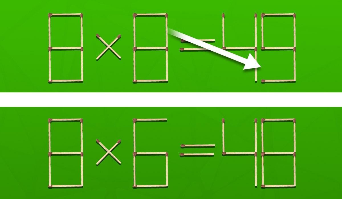 Предизвикателство за мозъка: трябва да преместите едно съчетание, за да поправите грешка