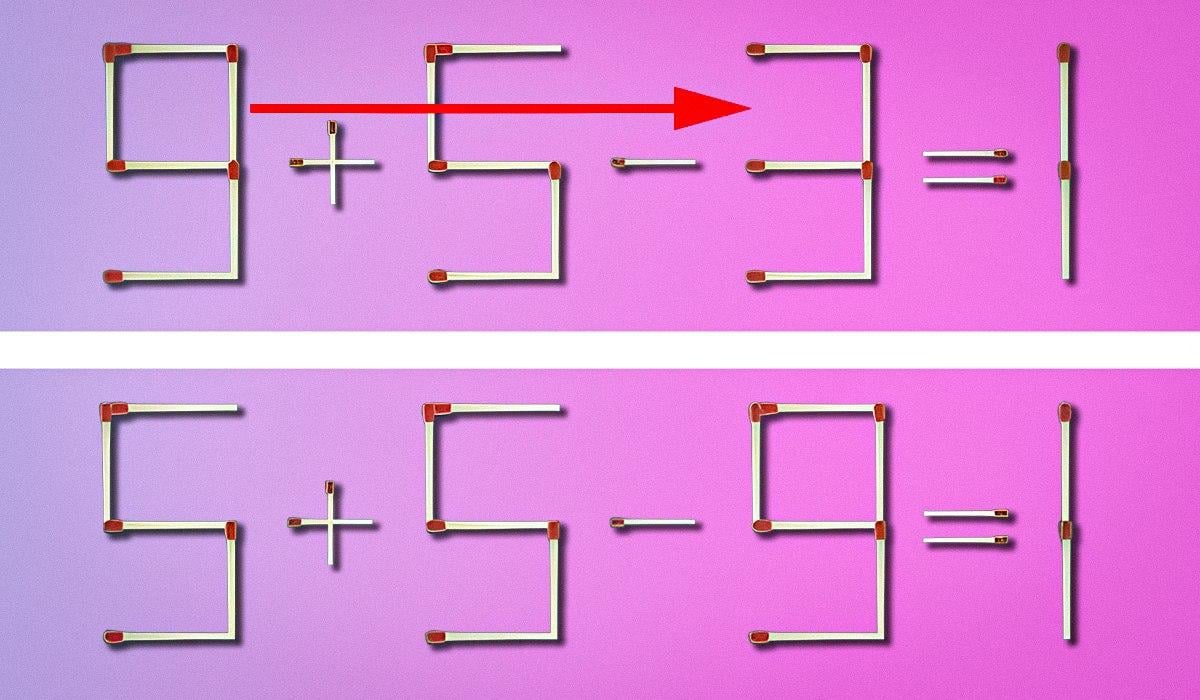 IQ тест: трябва да преместите само една клечка