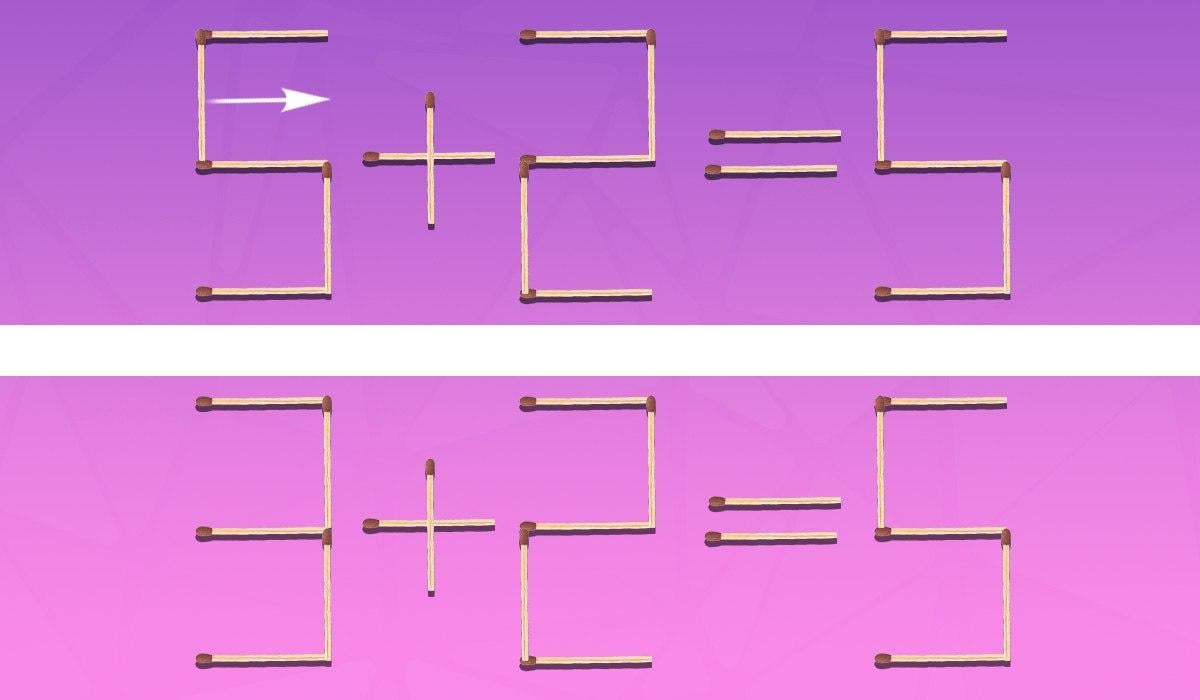 Кое от 19-те съвпадения трябва да бъде преместено, за да бъде равенството правилно: IQ тест