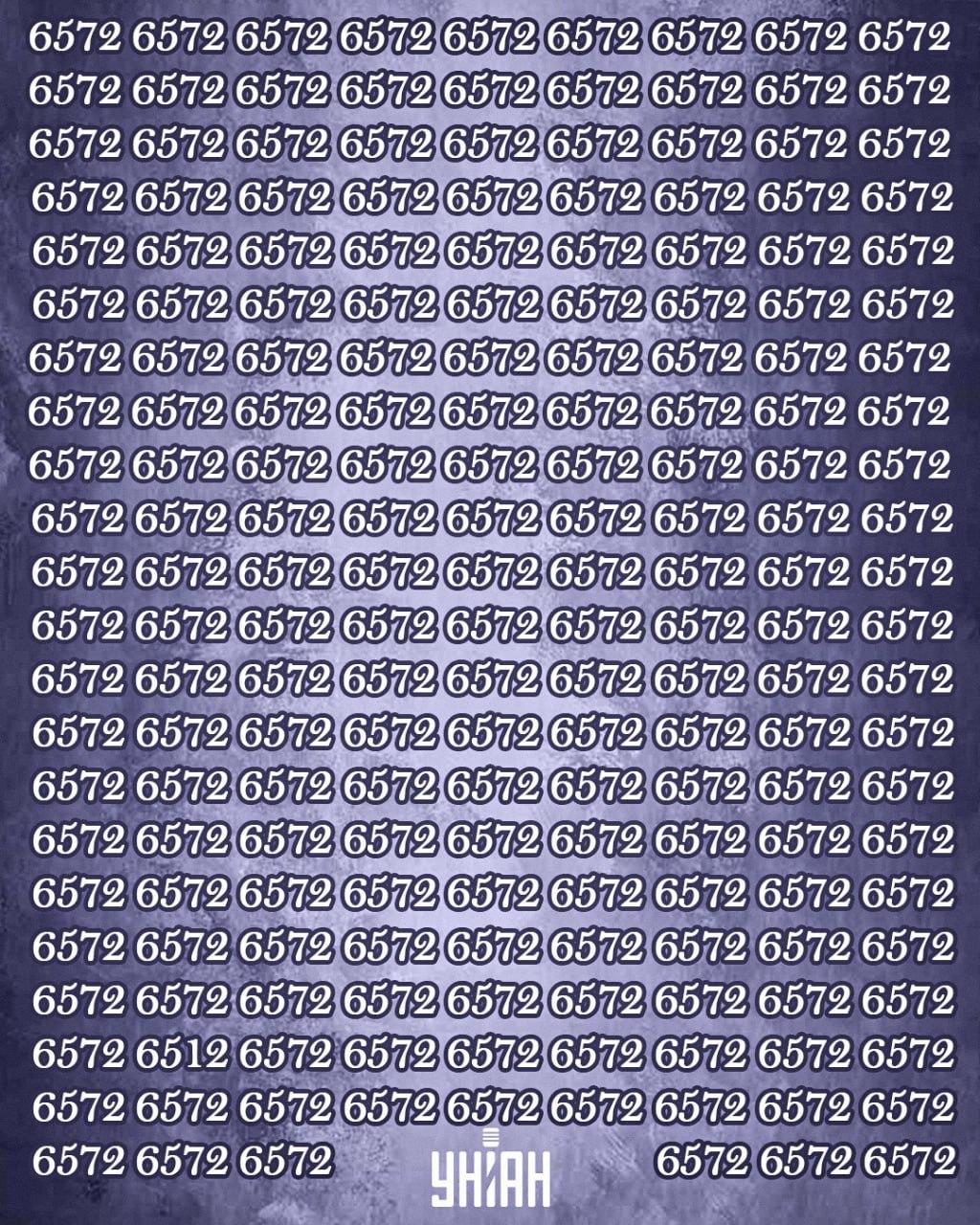 Само 1% от хората с висок коефициент на интелигентност могат да открият числото 6512 за 12 секунди: супер трудна пъзел игра