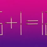 Трябва да поправите грешка, като преместите само един мач: тест за интелигентност Трябва да поправите грешка, като преместите само един мач: тест